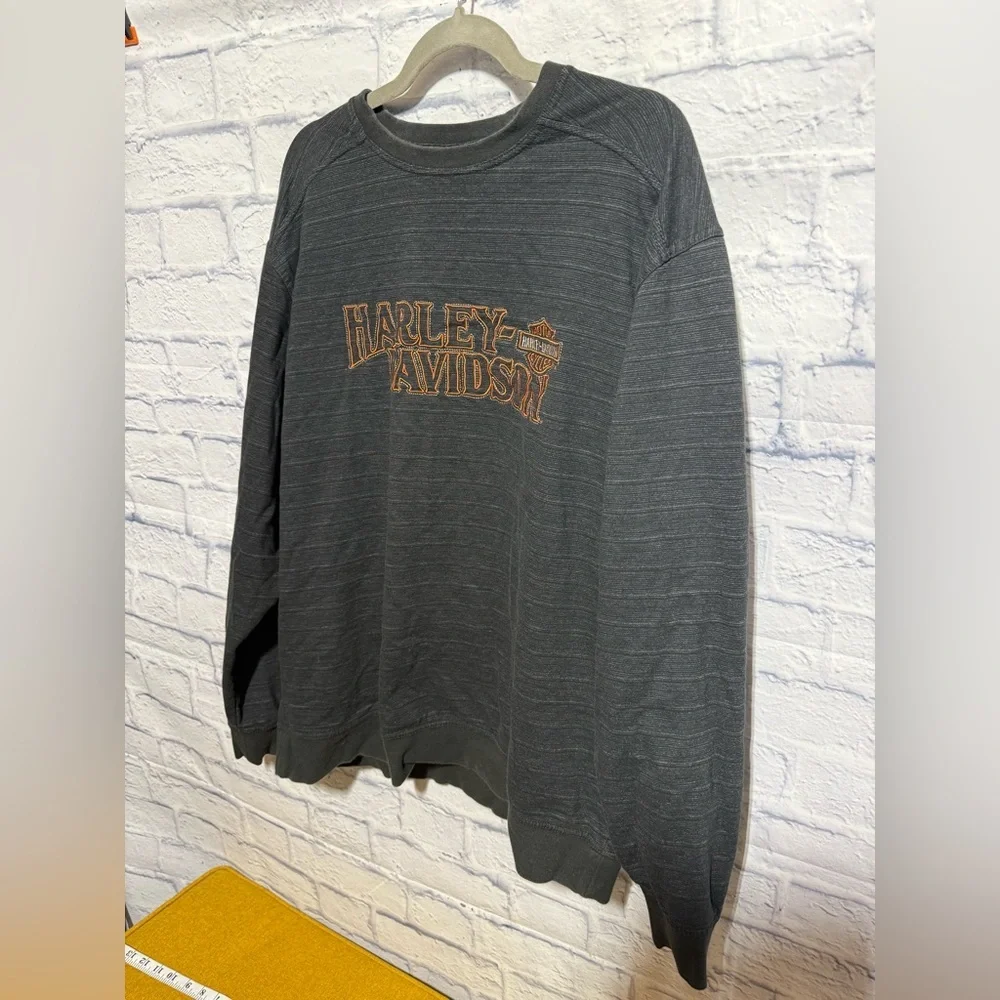 Harley-Davidson Men's Charcoal Sweatshirt, Size XL - Picture 3 of 9